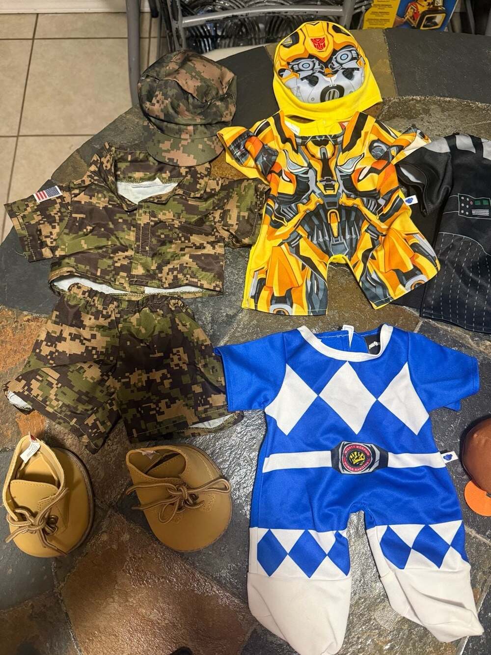 Build-A-Bear Bundle Star Wars Vader, Power Ranger, Crutches, Bedding and more